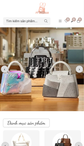 Mẫu website F1GENZ Bag - Túi xách