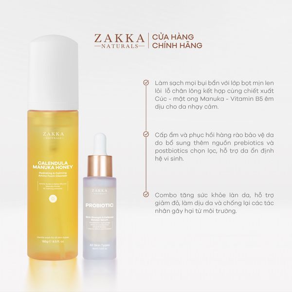  Combo Sạch Dịu_Tăng Sức Đề Kháng Cho Da Nhạy Cảm 