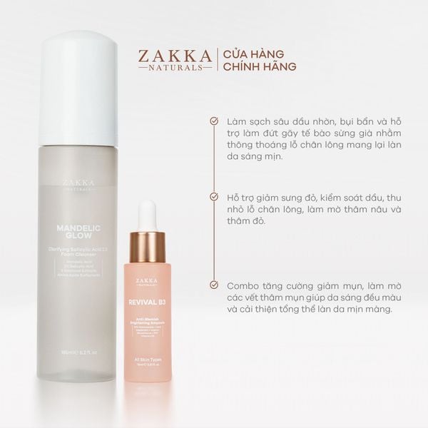  Combo Giảm Mụn Mờ Thâm 