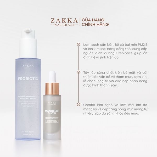  Combo Sạch Sâu _ Tái Tạo Và Căng Bóng Da 