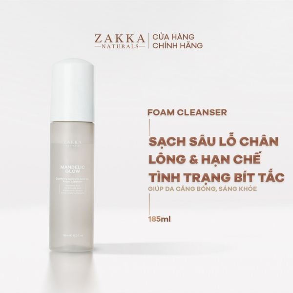  Sữa Rửa Mặt AHA BHA Mandelic Glow Clarifying Salicylic Acid 
