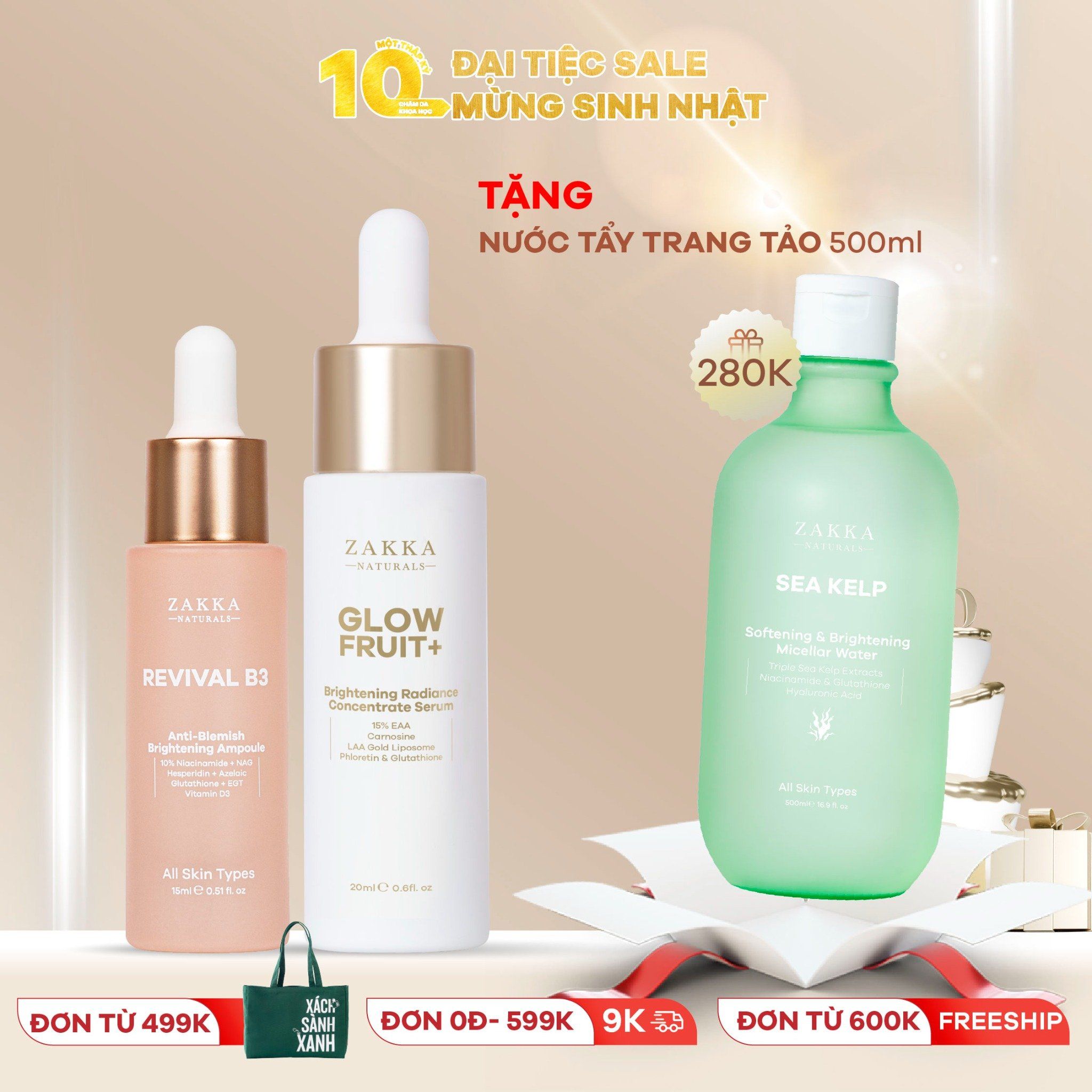  Combo Serum Niacinamide Và Vitamin C Giảm Thâm Đều Màu Da 