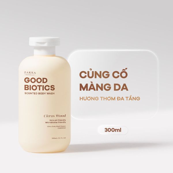  Sữa Tắm Lợi Khuẩn Hương Nước Hoa Citrus Wood Good Biotics 