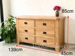 Tủ ngăn kéo gỗ sồi #9335