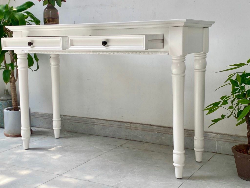 Bàn console/ trang trí/ bàn làm việc/  #9336WHI