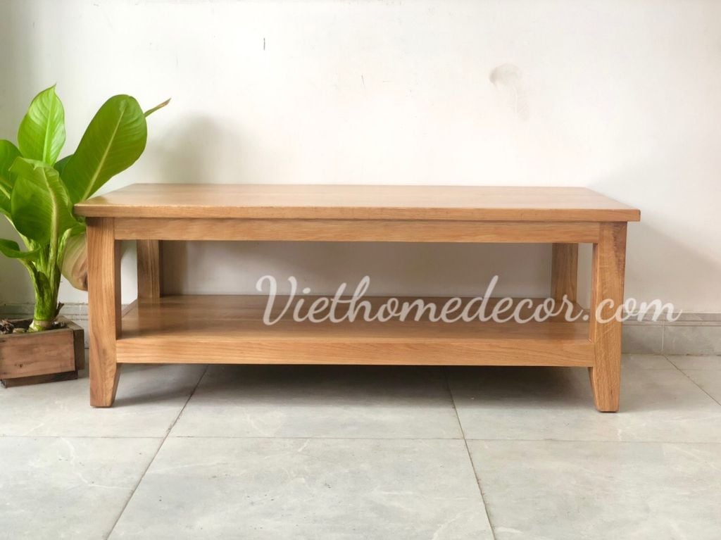 Bàn sofa gỗ sồi #5990