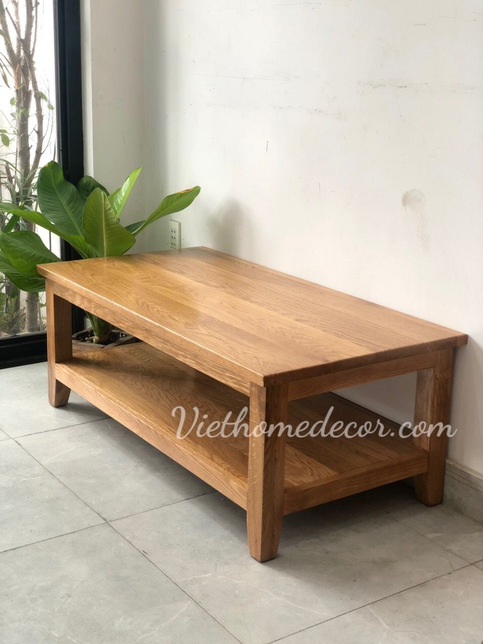 Bàn sofa gỗ sồi #5990