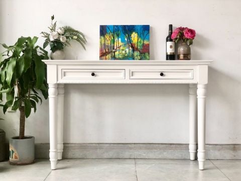 Bàn console/ trang trí/ bàn làm việc/  #9336WHI
