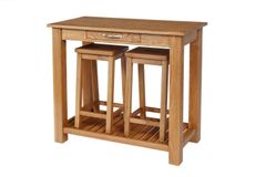 Bộ bàn ăn 2 ghế bar cao #9089WHI