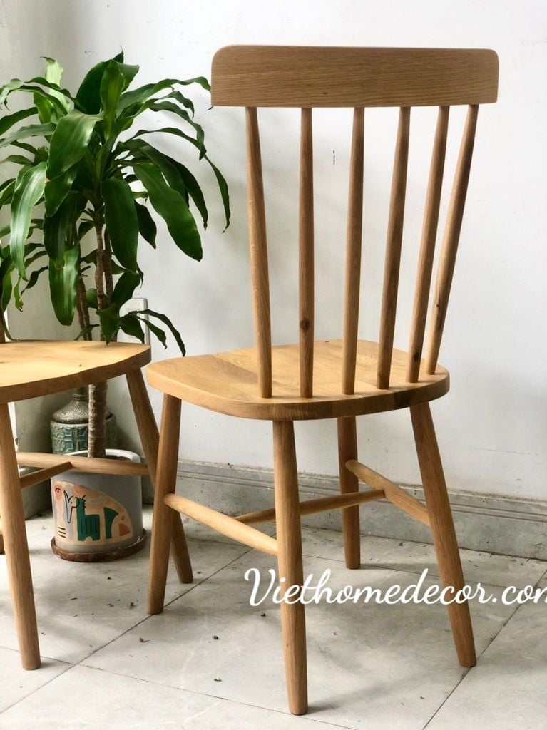 Ghế nan gỗ sồi #9332