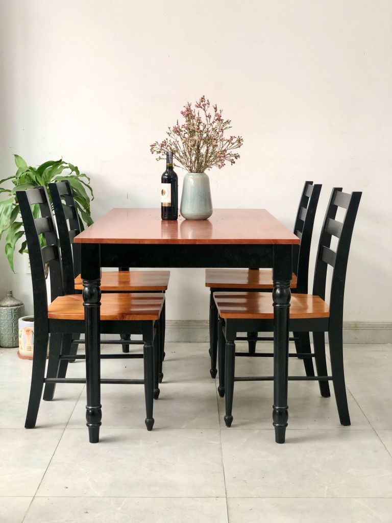 Bộ bàn ăn 4 ghế Lux #9284
