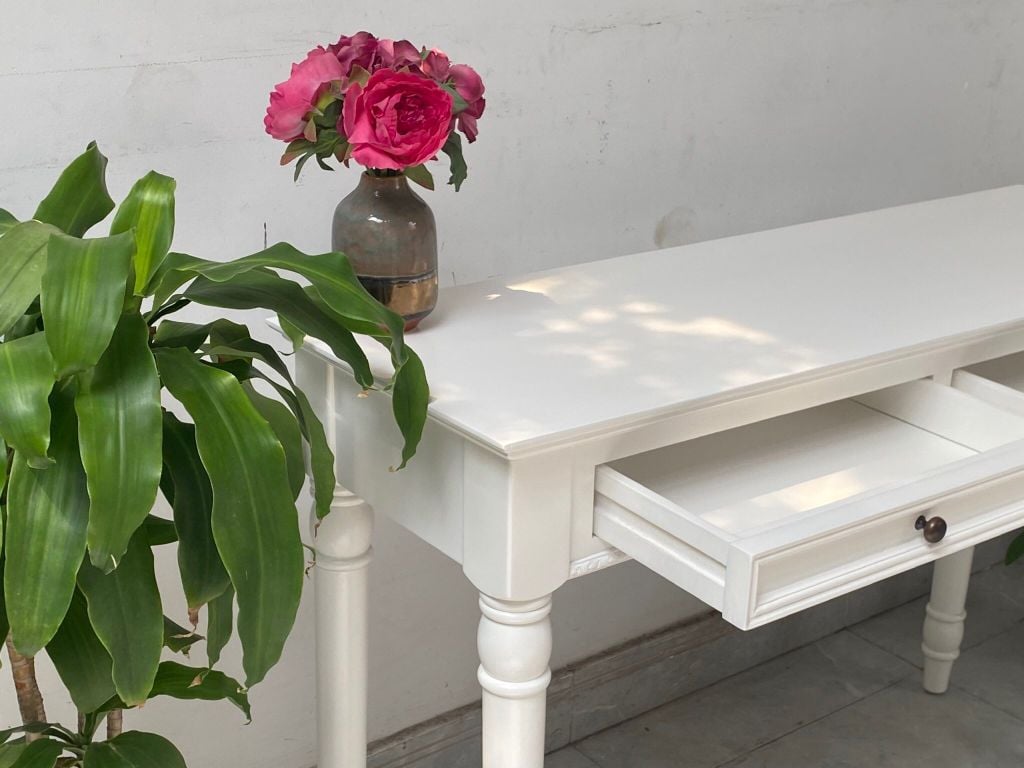 Bàn console/ trang trí/ bàn làm việc/  #9336WHI