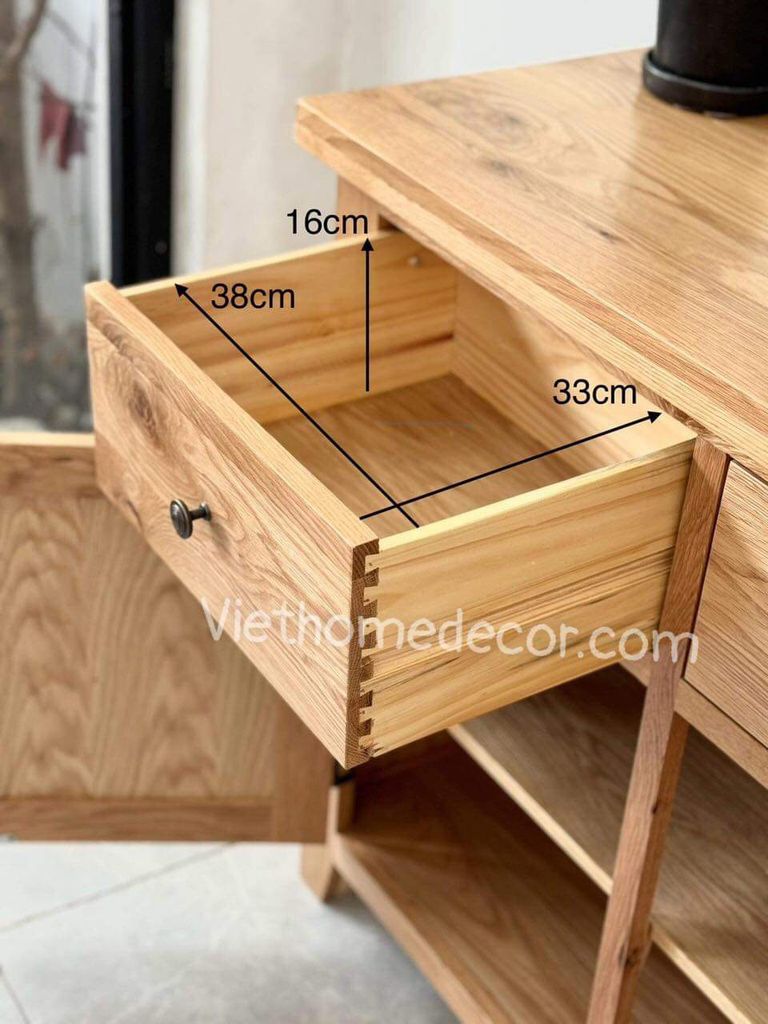 Tủ gỗ sồi mỹ #8480