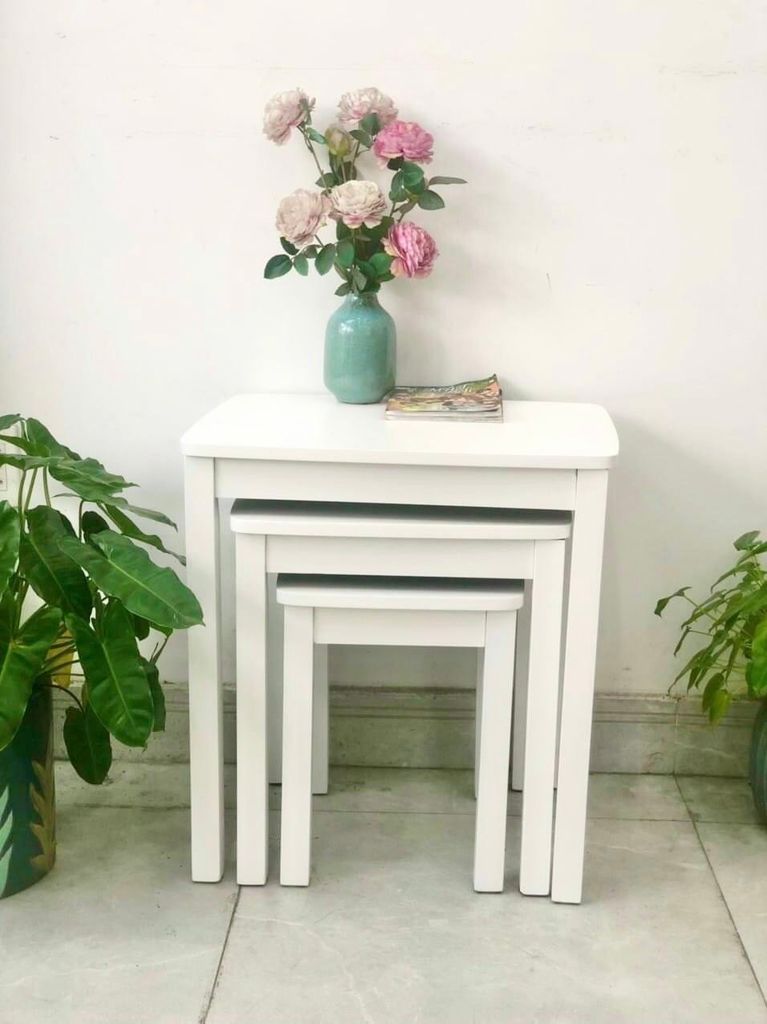 Bộ bàn 3 cái #3188-WHI