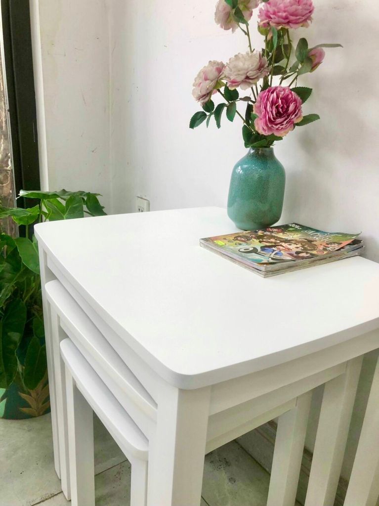 Bộ bàn 3 cái #3188-WHI