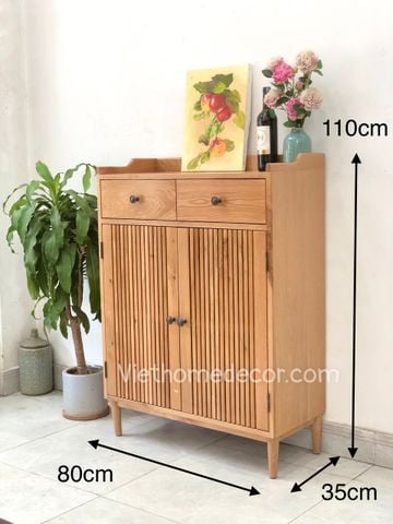 Tủ giày 2 cánh 2 hộc #8454