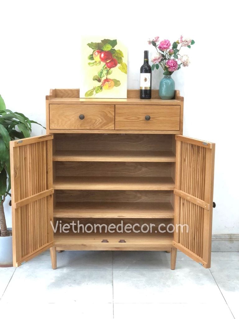 Tủ giày 2 cánh 2 hộc #8454