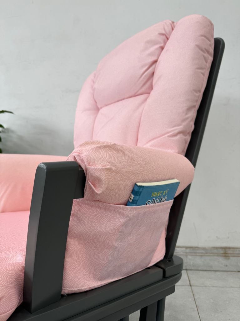 Ghế Lắc Thư Giãn Có Khóa - Glider Rocker #GL06-Pink