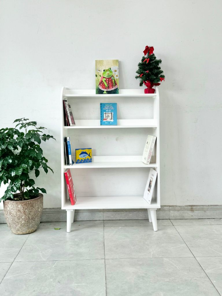 Kệ Sách Midcentury #8377WHI