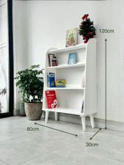 Kệ Sách Midcentury #8377WHI