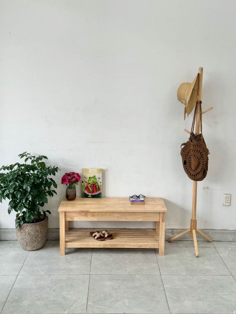 Ghế Băng Kệ Giày Có Hộc Chứa #9289Wood