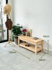 Ghế Băng Kệ Giày Có Hộc Chứa #9289Wood