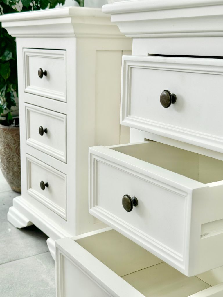 Tủ đầu giường bộ Caden #5292WHI