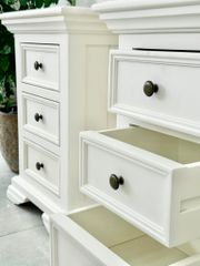 Tủ đầu giường bộ Caden #5292WHI