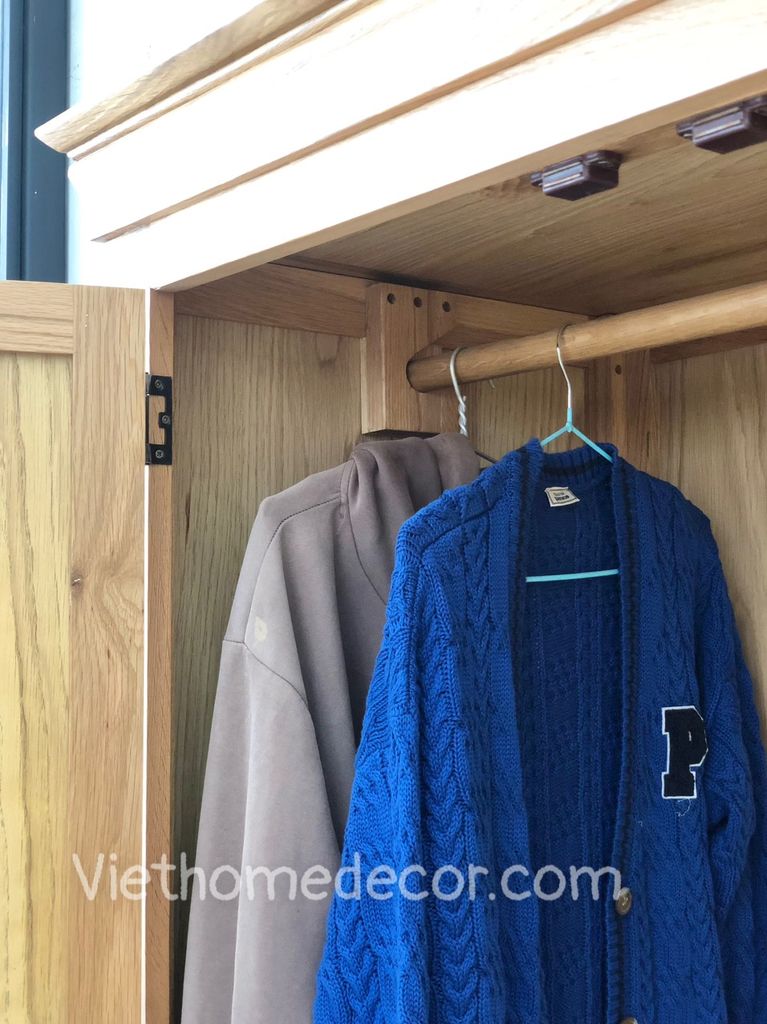 Tủ áo 2 cánh sồi Chambery #5159NA
