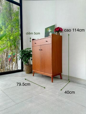Tủ 2 cánh midcentury #9215