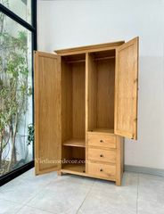 Tủ áo 2 cánh 3 hộc Vancouver #5078