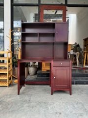 Bàn làm việc/ Bàn học liền kệ nâu #5635