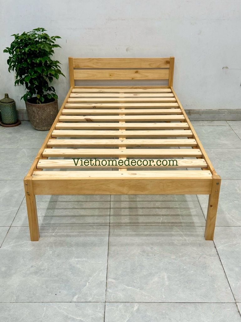 Giường gỗ thông Pine #8483