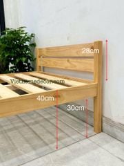Giường gỗ thông Pine #8483