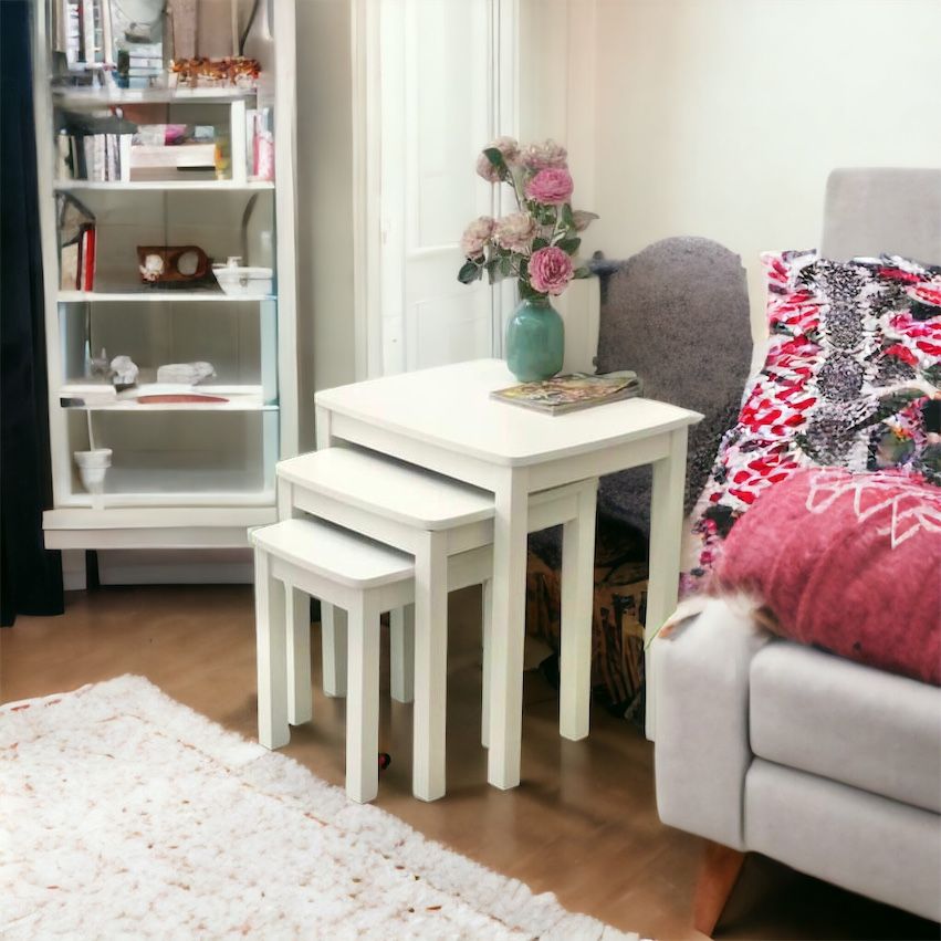 Bộ bàn 3 cái #3188-WHI