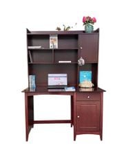 Bàn làm việc/ Bàn học liền kệ nâu #5635