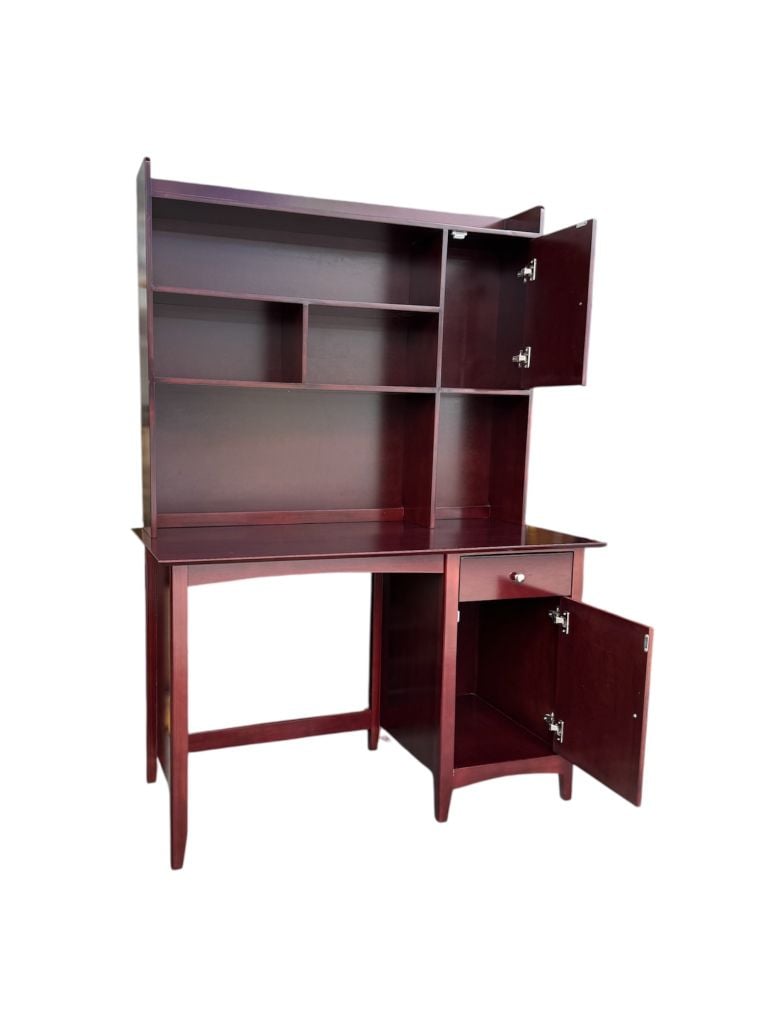 Bàn làm việc/ Bàn học liền kệ nâu #5635
