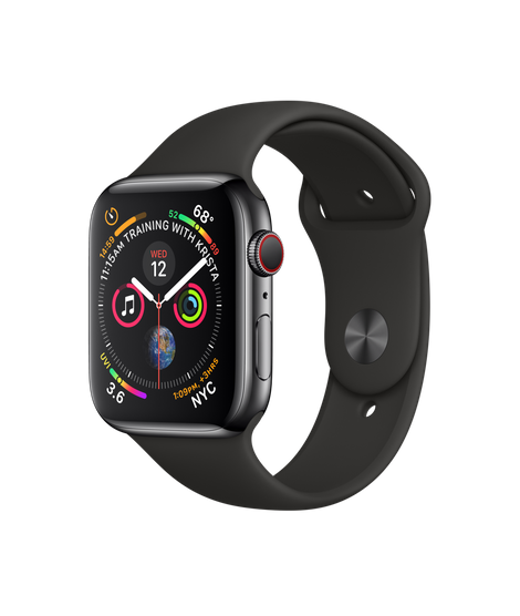Apple Watch Series 44mm Space Black Stainless Steel Case with