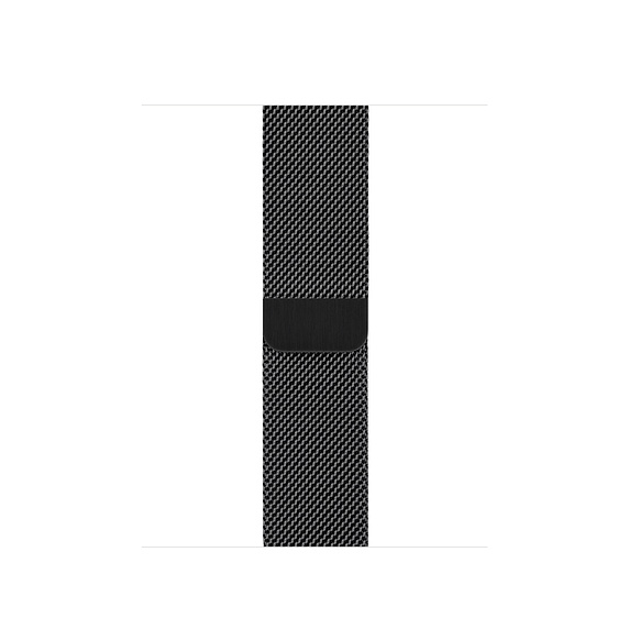 black milanese loop 44mm
