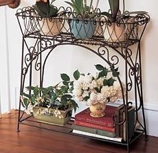 Kệ trưng hoa / cây cảnh sân vườn bằng sắt nghệ thuật - 4