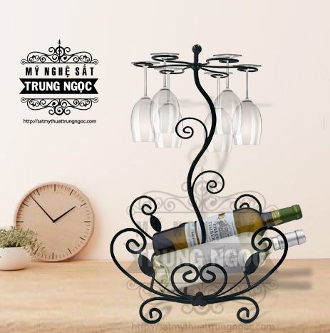 kệ rượu để bàn