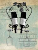 kệ rượu treo tường nhỏ