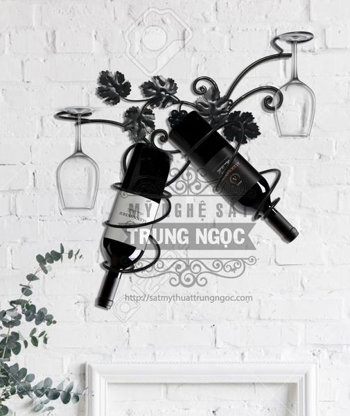 kệ rượu treo tường