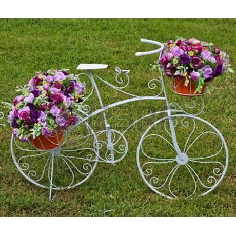 xe đạp chở hoa