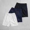  Quần Short Kaki Trơn Grau Xếp Ly Co Giãn Unisex 