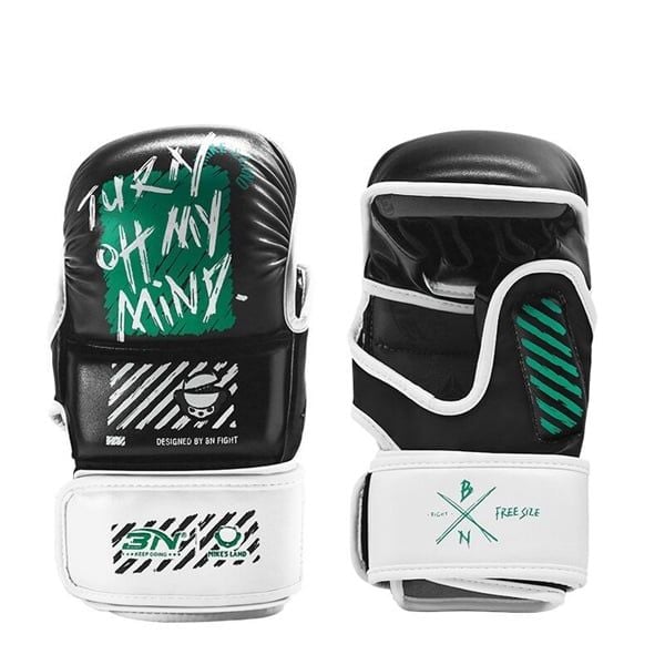 Găng Tay MMA BN Sparring - Black/Green