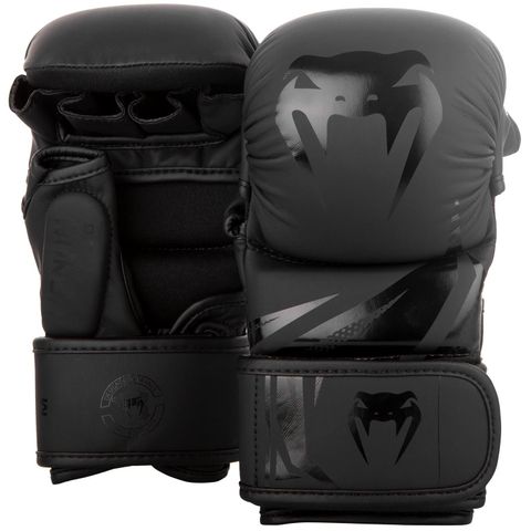 Găng Tay Venum Challenger 3.0 MMA Sparring Gloves - Black/Black