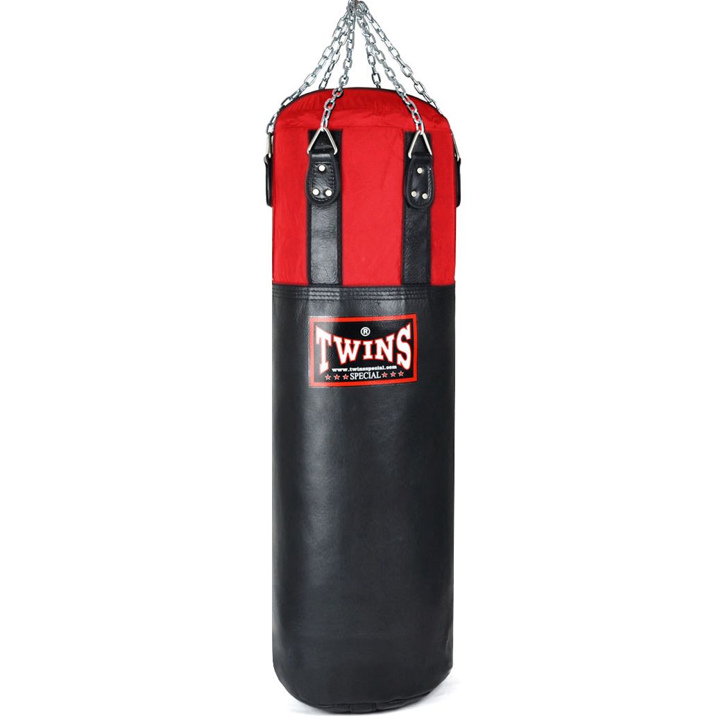 Bao Cát Treo Twins HBNL1 150cm Leather-Nylon Heavy Bag - Black/Red