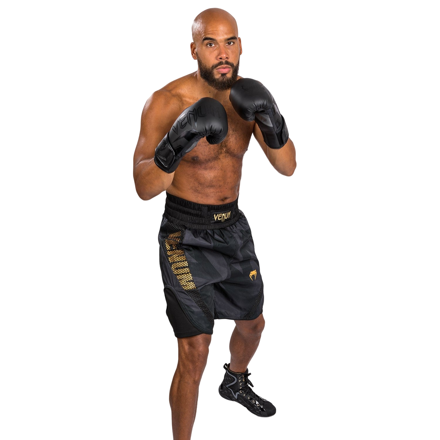 Quần Venum Razor Boxing Shorts - Black/Gold