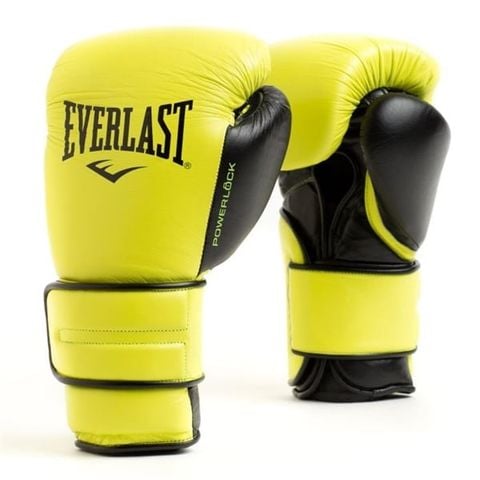 Găng Tay Everlast Powerlock2 Pro Hook & Loop Training Gloves - Neon Yellow
